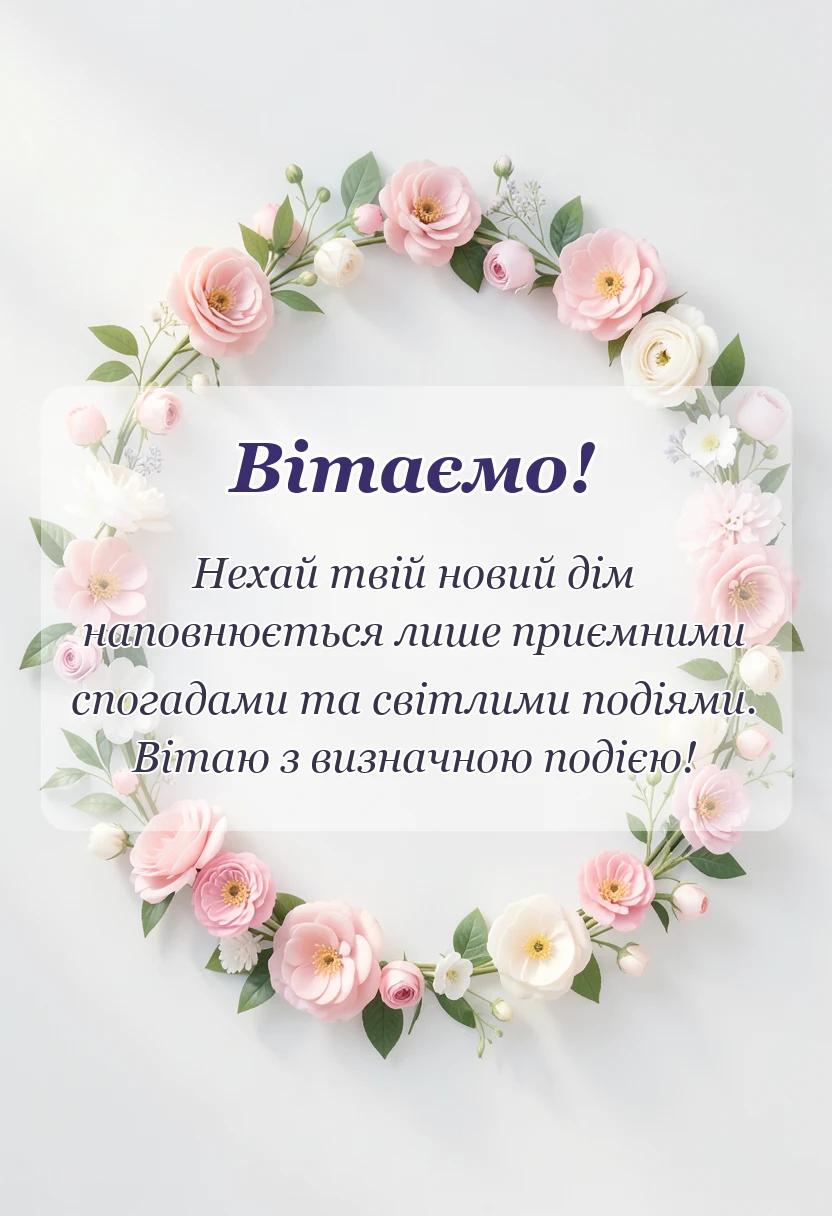 красива листівка: картинки з новосіллям