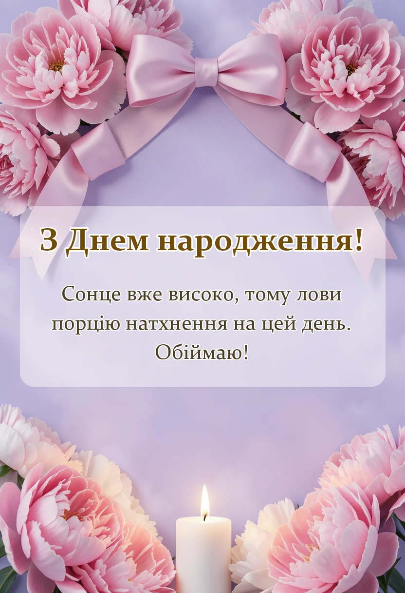 красива листівка: короткі побажання гарного дня