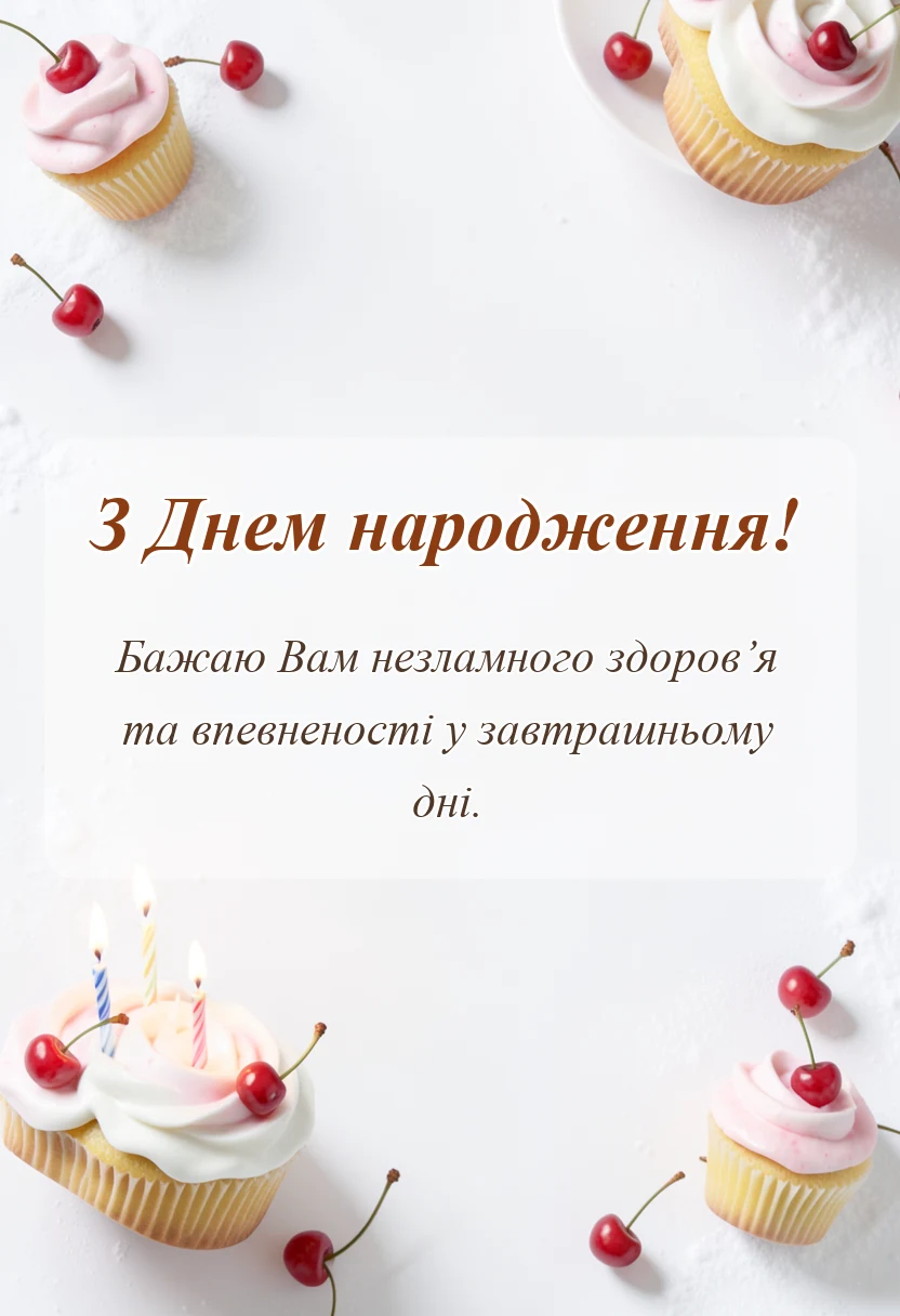 листівка з побажанням - привітання з днем народження тестя