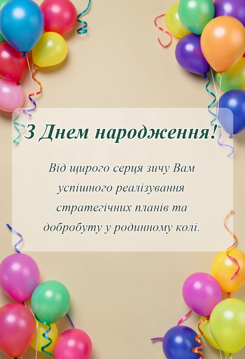 унікальна листівка - привітання з днем народження чоловікові сестри