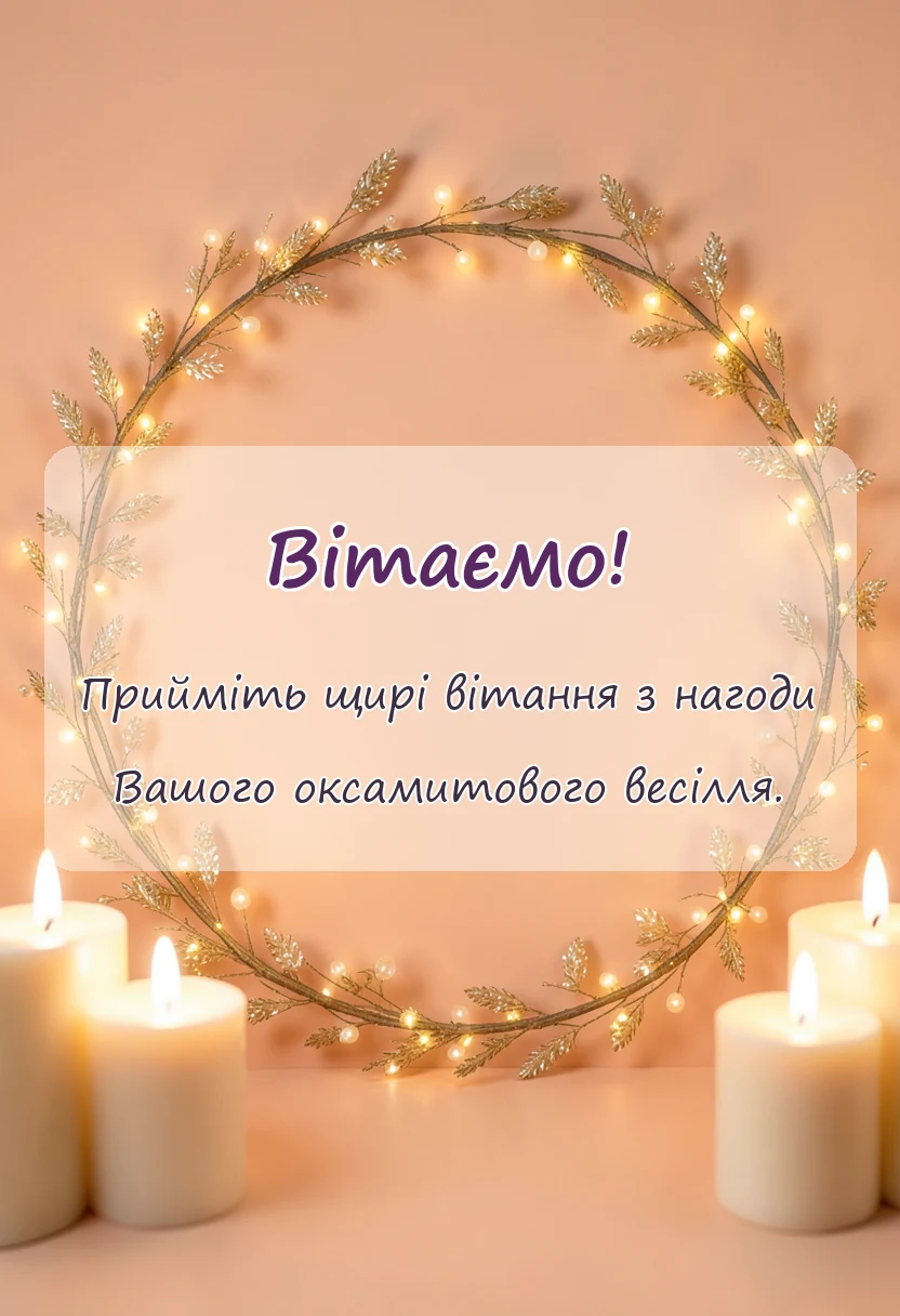 унікальна листівка - картинки на оксамитове весілля