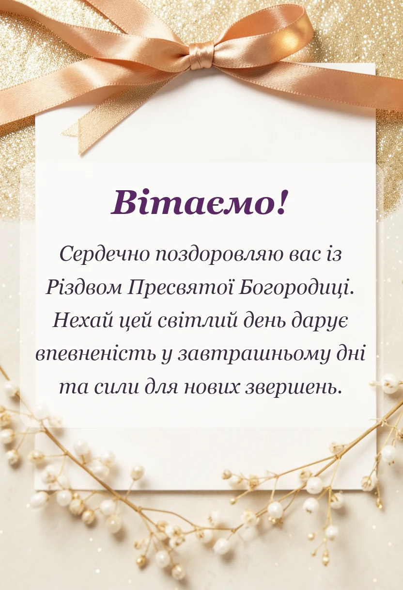 унікальна листівка - відкритки з різдвом пресвятої богородиці