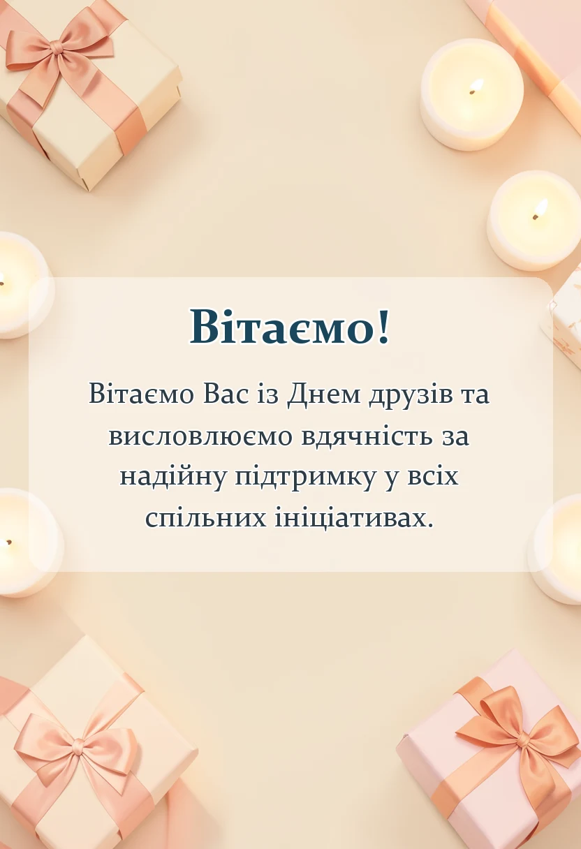листівка з побажанням - картинки з днем друзів