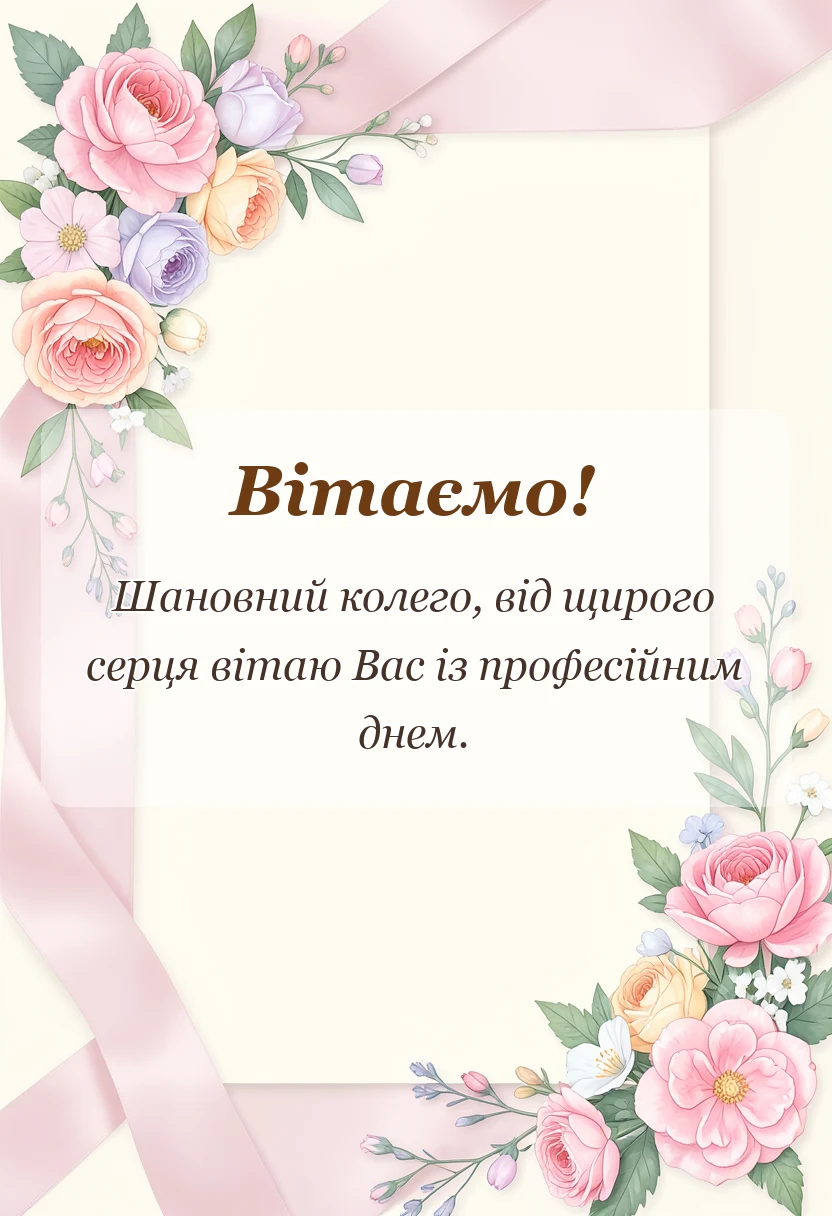 красива листівка: похвала лікарю своїми словами