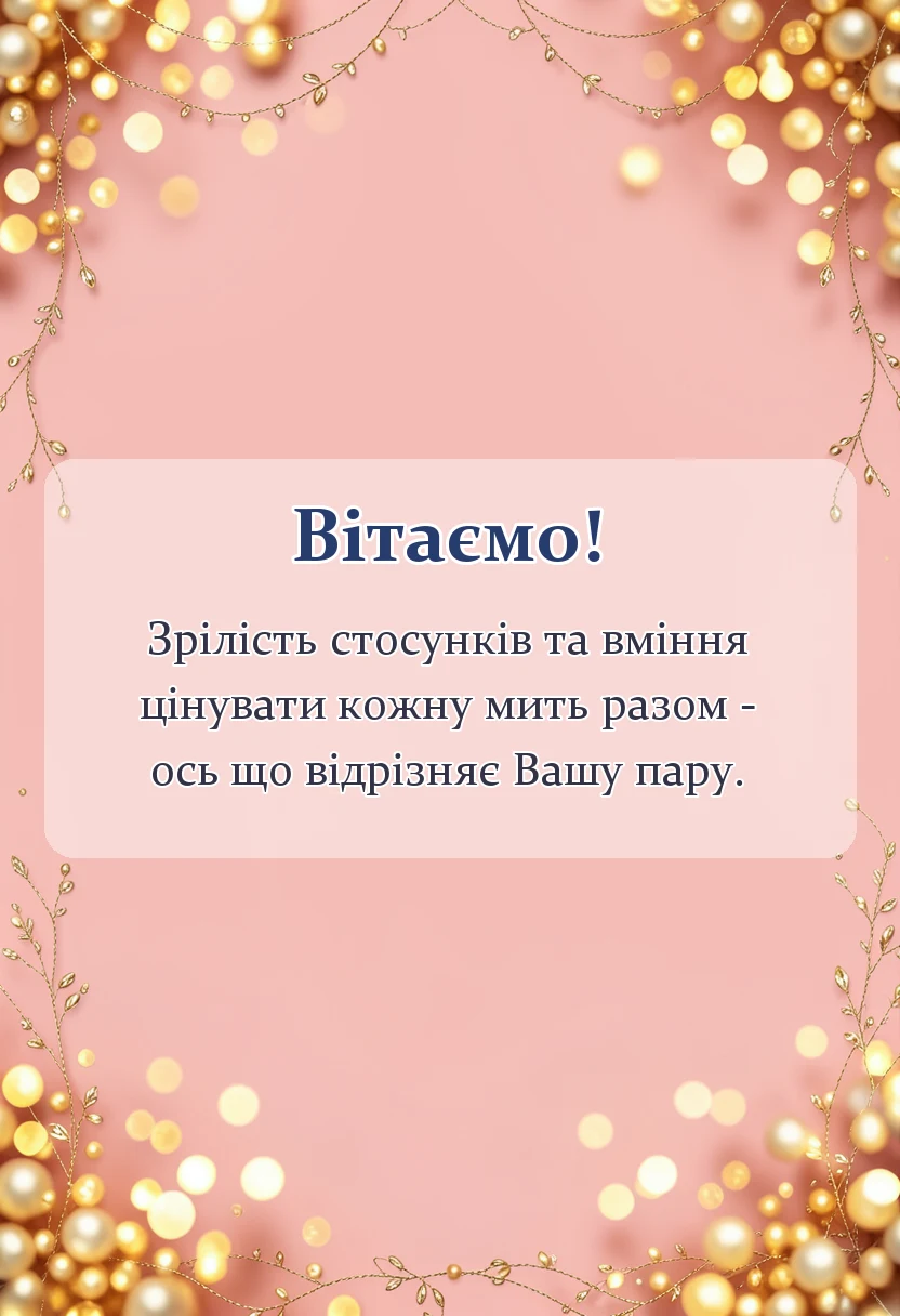 святкова картинка: привітання з річницею весілля 20 років
