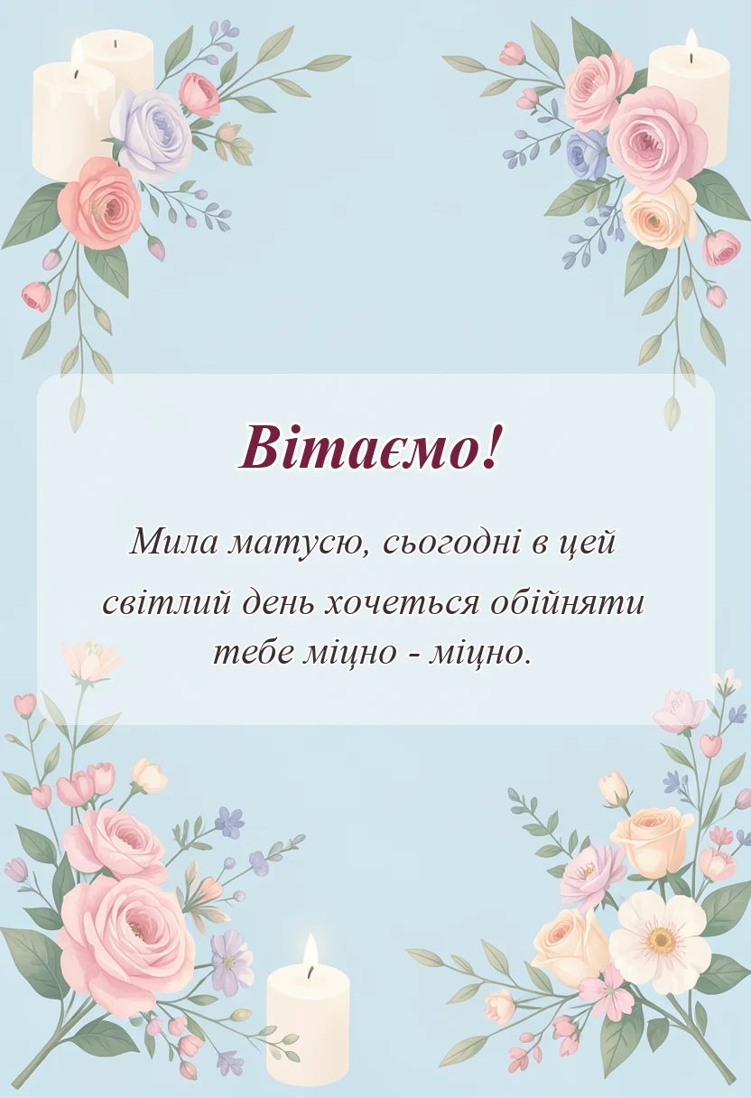 святкова картинка: привітання з вербною неділею