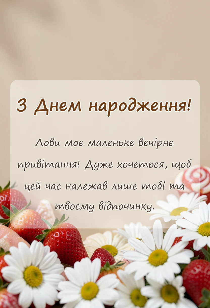 святкова картинка: доброго вечора гарного настрою