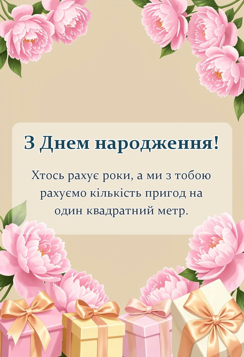 святкова картинка: жартівливі привітання з днем народження