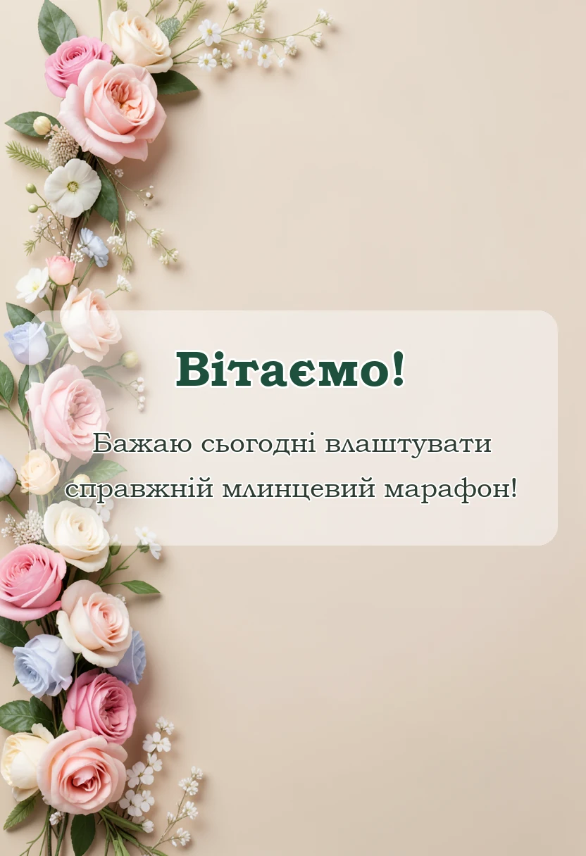 святкова картинка: привітання з масляною українською