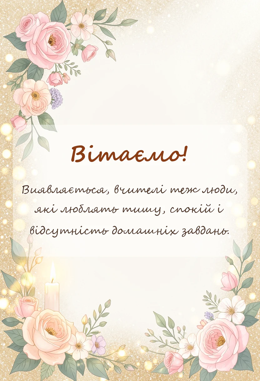 святкова картинка: подяка вчителям до сліз