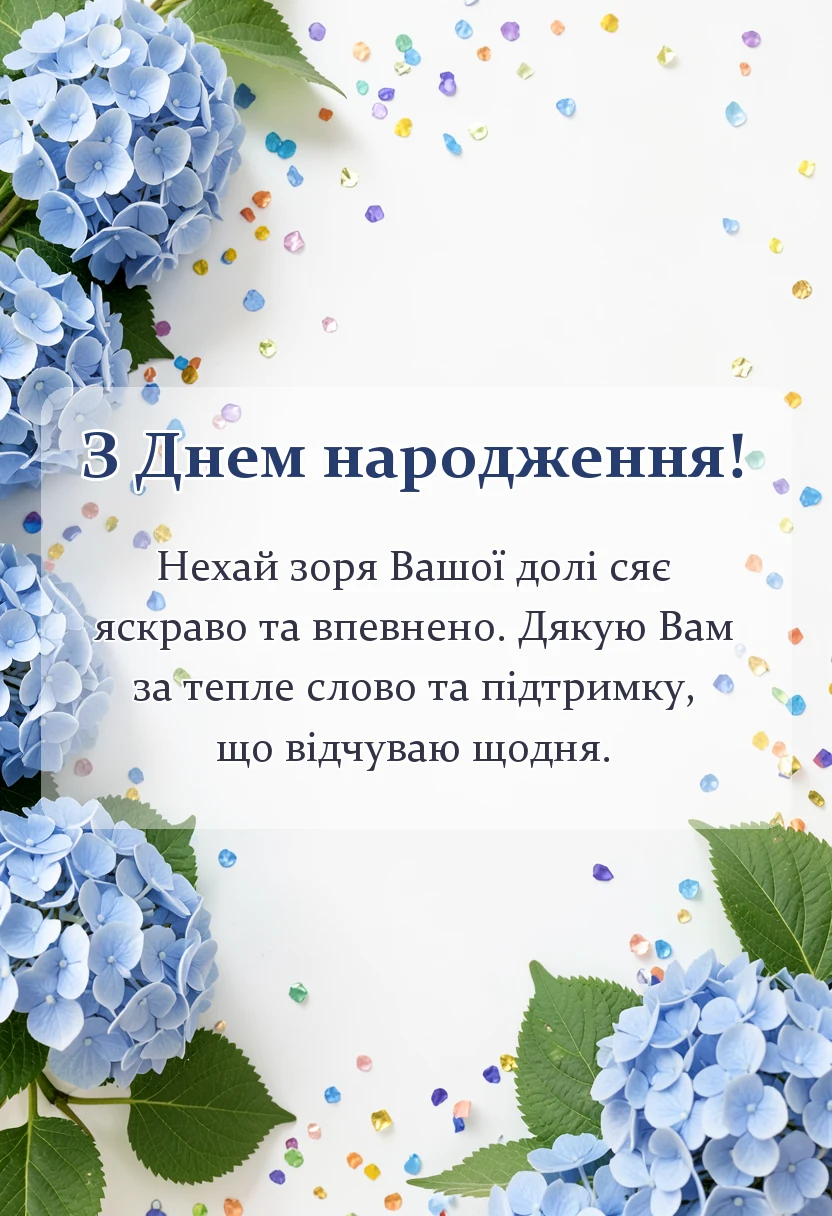 святкова картинка: привітання з днем народження свекрухи