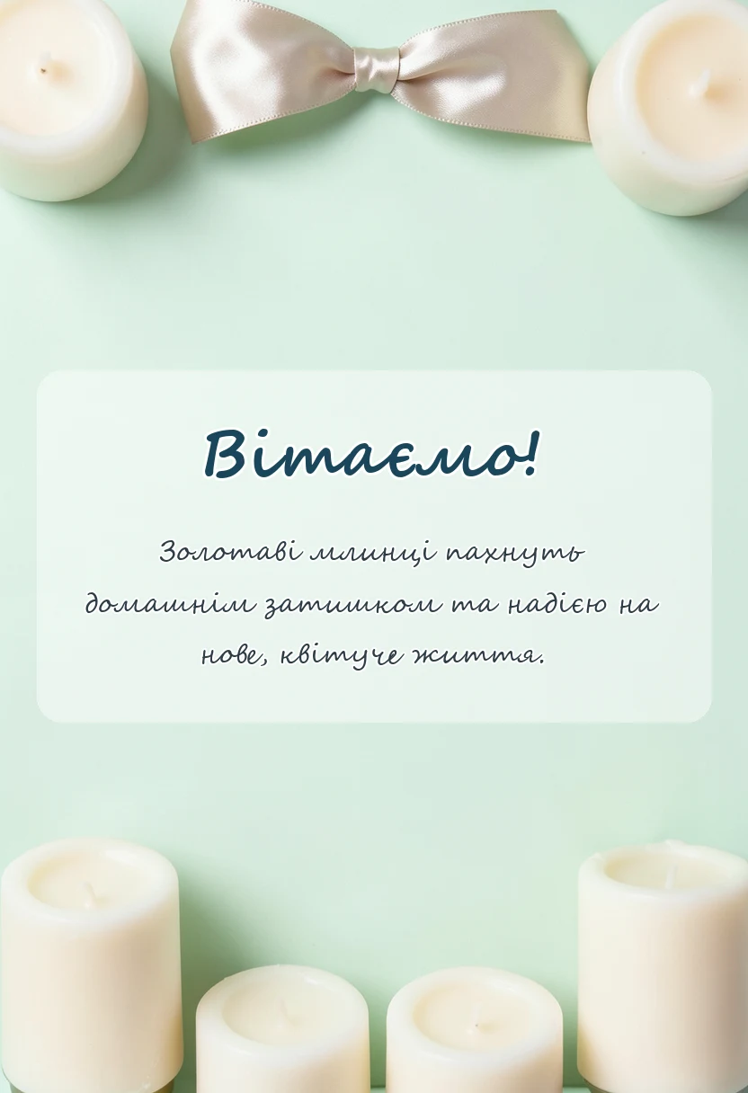 листівка з побажанням - привітання з масляною українською