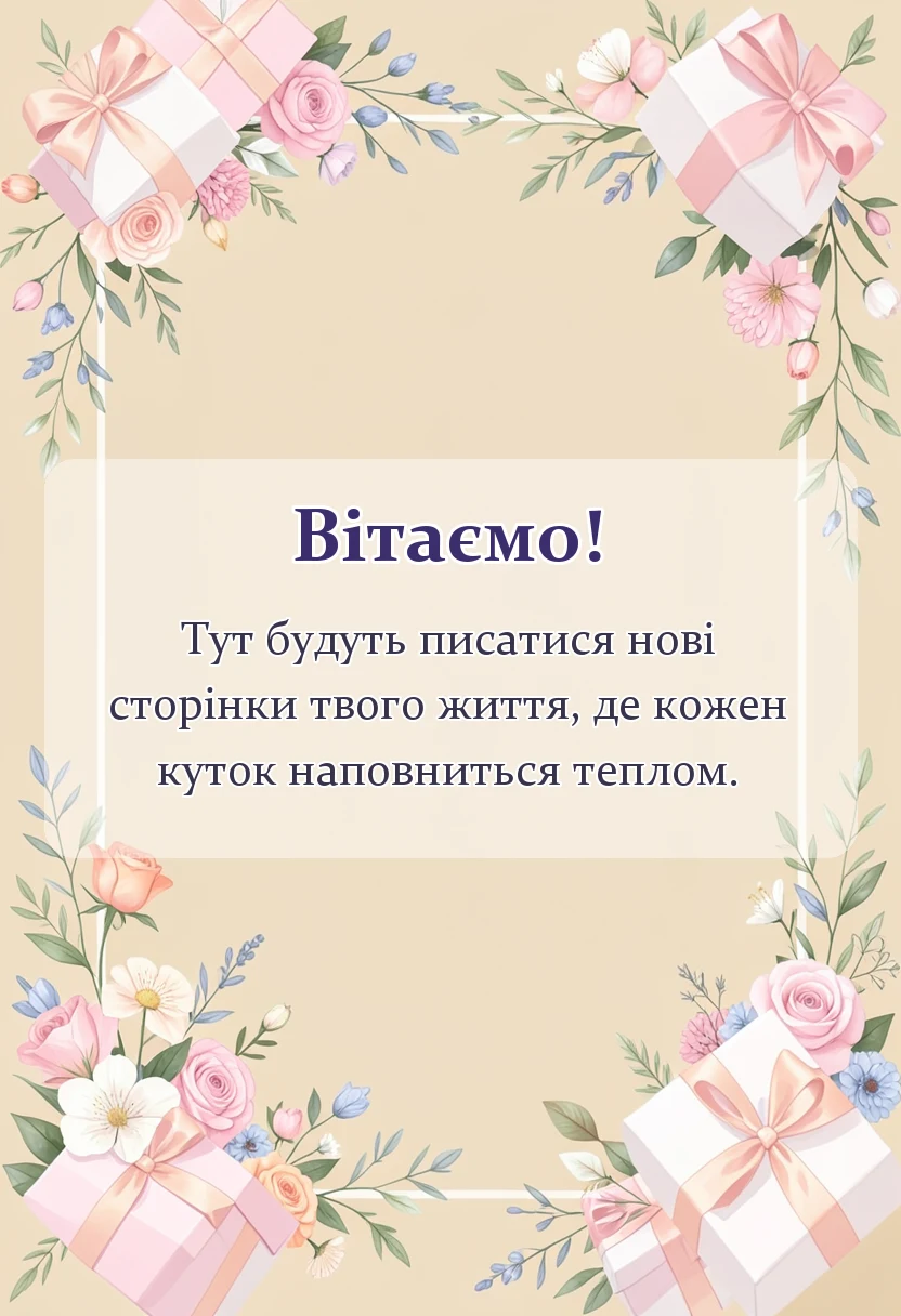 унікальна листівка - картинки з новосіллям