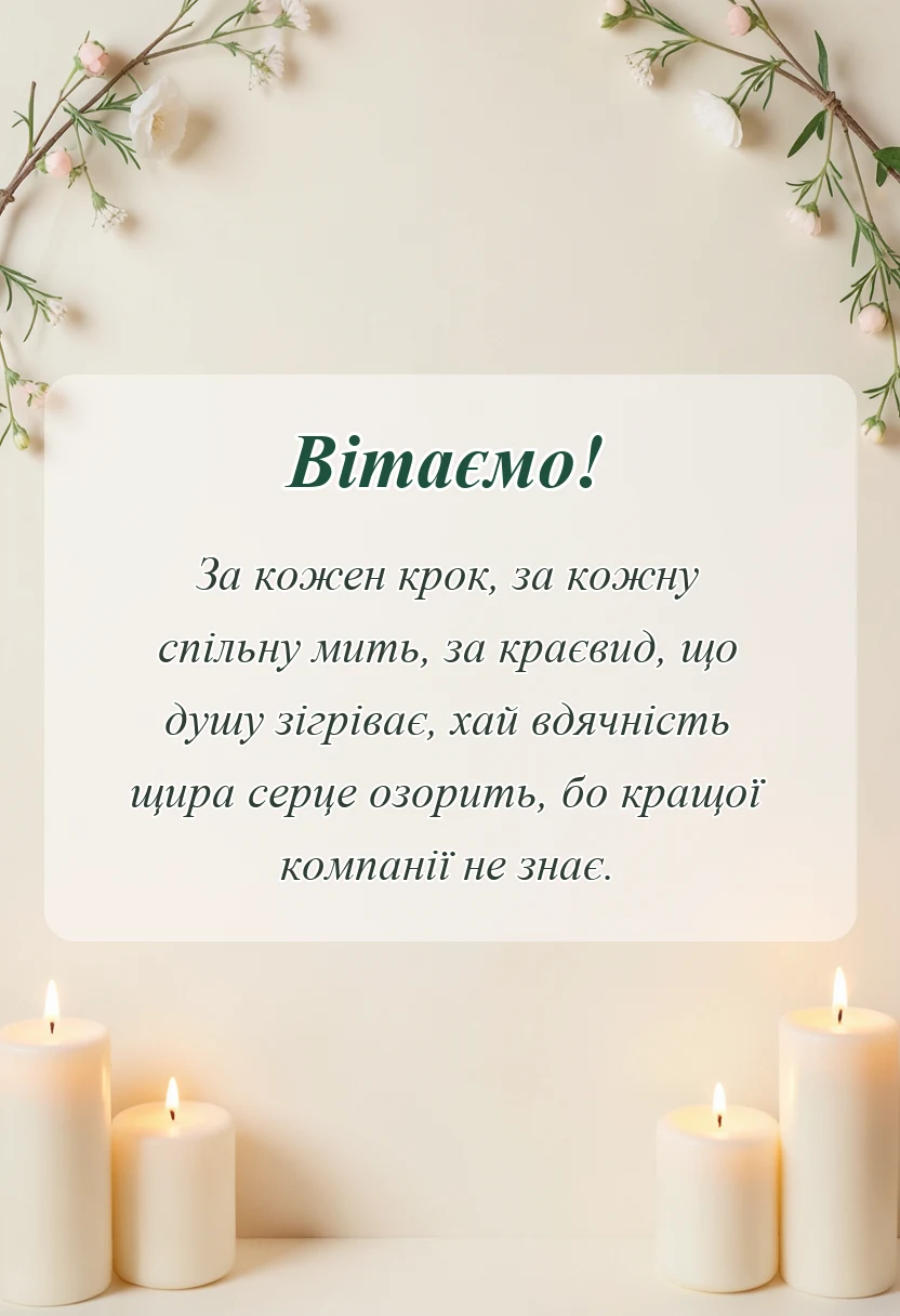 унікальна листівка - подяка за подорож