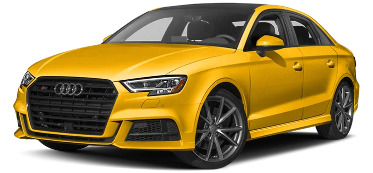 Жовтий автомобіль Audi, ідеально підходить для статті про авто з США.